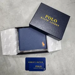 ラルフローレン 財布 POLO RALPH ポロ 折り ミニ財布 レザー