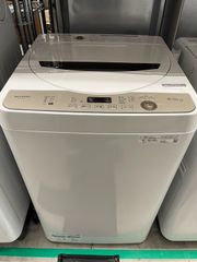 ★シャープ 洗濯機 6.0kg 2020年製 ES-GE6E-T