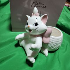 ディズニーストア おしゃれキャット マリー 傘立て フィギュア 陶器 小物入れ shops