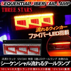 No.55 小糸 3連 車検対応 リメイク 新品レンズ 左 ノーマルクリア
