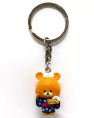 [중고] 열쇠 고리 로로 둘이서 온천 마스코트 열쇠 고리 [힘내라! 루루로로 TINY TWIN BEARS] 온천지 한정