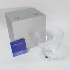 BOHEMIA GLASS ◆【ガラス】ボヘミア/脚付きボウル KA812/15/B すまい 雑貨 ギフト ギフト【未使用】 