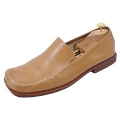 美品 ルイヴィトン LOUIS VUITTON ローファー モカシン LVロゴ 