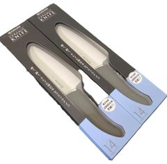 【2本セット】京セラ セラミックナイフ 三徳包丁 刃渡り14cm ブラック FKR-140SBK