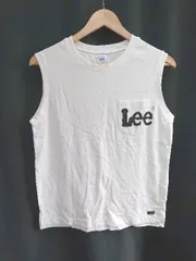 ◇ ⊂ Lee リー シンプル　カジュアル ノースリーブ タンクトップ サイズM ホワイト系 レディース E  【1411130007620】