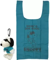 【中古】バッグ スヌーピー ぬいぐるみエコバッグ ブルー 「PEANUTS(SNOOPY)」