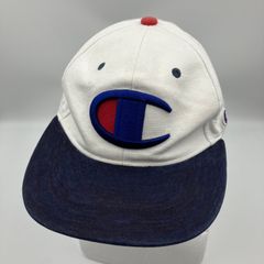 Champion チャンピオン ロゴ キャップ 帽子 ホワイト ネイビー 白 メンズ 57-59cm SG149-25