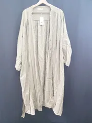 ◇ ⊂ 未使用 iocus ヨクス 薄手 長袖 コート サイズM ベージュ系 レディース E  【1507230016423】