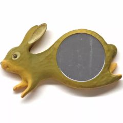 KIYATA 木工アートミニチュアコレクション ウサギミラー&カワウソ