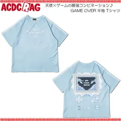 ACDC RAG エーシーディーシーラグ GAME OVER Tシャツ ジャージ 半袖 原宿 原宿系 ファッション 天使界隈 天使 水色界隈 ゲームオーバー レディース P.ブルーのサムネイル
