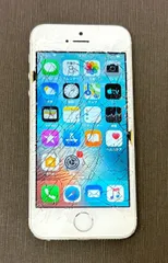 【ジャンク】iPhone 5s  シルバー 16GB au  -SP702-