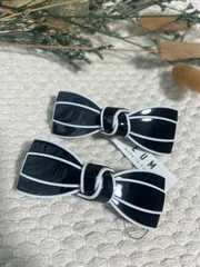 EUM リボンバレッタ 2点セット