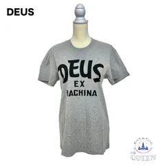 ☆新品☆ Deus Ex Machina デウスエクスマキナ トップス 半袖 Tシャツ フロント ロゴ DMW41808X-GRM-S レディース メンズ ユニセックス グレー S u-229 送料無料のサムネイル