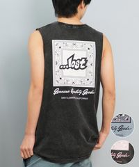 【ムラスポ公式】新品 lost ロスト タンクトップ メンズ ノースリーブ バックプリント L25S-2301 ムラサキスポーツ限定
