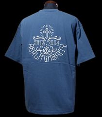 RealMinority リアルマイノリティー Tシャツ (Cross) 9.1oz LooseFit T-shirt カラー：ミッドナイトブルー 5,980円(内税)