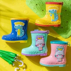 子供靴 レインブーツ キッズ レイン長靴 女の子 男の子 梅雨対策 子供用 ジュニア 雪 雨 軽量 雨具 可愛い キャラクター 防水 水遊び 通学 学生 靴  vii3w778402