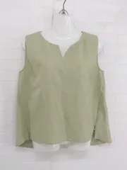 ◇ Simplicite シンプリシテェ ノースリーブ ブラウス カットソー ライトグリーン レディース P  【中古】 【1209020004763】のサムネイル