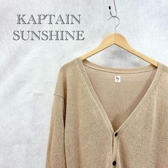 Kaptain Sunshine サマー カーディガン  KS20SKN02 トップス  36 ピンクベージュ  メンズ