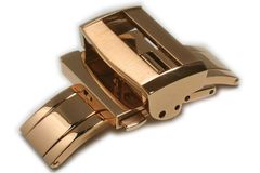 【時計屋ネット】Type7 両開きDバックル ピンクゴールド 16mm 18mm 20mm