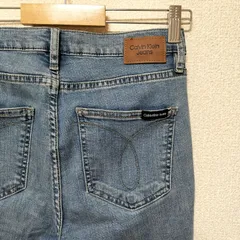 ★Calvin Klein Jeans デニムパンツ テーパードスリム ジーンズ ジーパン ボトムス サイズ28 ブルー カルバンクラインジーンズ ブランド古着 USED