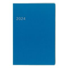 ダイゴー　2024-2025年４月始まり　Ｅ９３３３  ブルー  1ヶ月ブロック  ２４－２５　ＡＰノートブック　Ａ５　１Ｍブロック　カバー付