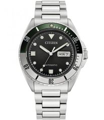 Free Shipping! Citizen Men's Sport Automatic Silver Stainless Steel Bracelet Watch (Silver)