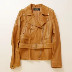 希少美品✨グッチ ラムレザージャケット　裏地総柄　イタリア製　ブラウン　46 希少美品✨グッチ ラムレザージャケット 裏地総柄 イタリア製