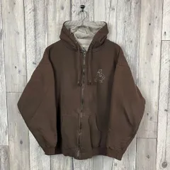 OLD Katin 裏ボア 肉厚 スウェット フルジップ パーカー XL