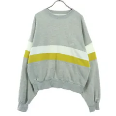 Lee リー ワンポイントロゴ 長袖 トレーナー M グレー系 レディース 古着