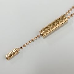 【中古】グッチ　GUCCI AU750 ネックレスK18PG　ピンクゴールド