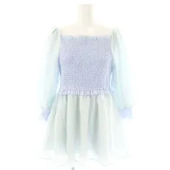 チェスティ Chesty レースフレアトップス チュニック 0 水色 /MI ■OSのサムネイル