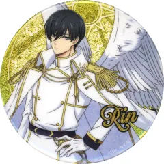 【中古】バッジ・ビンズ 糸師凛(グリッター/天使ver.) 「ブルーロック×Ouchi de Collaboration ＜ANGEL＆DEVIL Vol.2＞ in FavoteriA 等身缶バッジ」