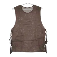 Confect コンフェクト　コットンリネンベスト UpcycleLino 】 60 クルーネックベスト｜nest Robe / CONFECT ONLINE SHOP