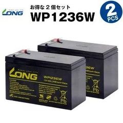 WP1236W 【2個セット】（産業用鉛蓄電池）【サイクルバッテリー】LONG