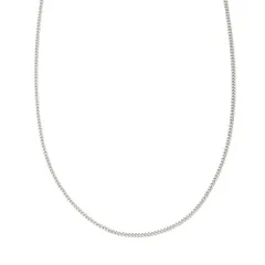 【E：シルバー × 40cm】[Cream dot. クリームドット公式] ネックレス レディース   ステンレス製 金属アレルギー つけっぱなし サージカルステンレス 1mm幅 極細 ショート スキンジュエリー 5タイプ 大人