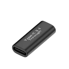 変換アダプター Type-C to Type-C 5A メスtoメス コネクタ 高速データ転送 急速充電 4K 映像出力 充電ケーブル用 タイプC 端子 ka10000a019-mesu2mesu