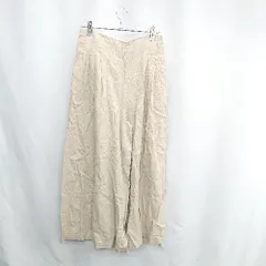 ◇ ⊂ CIAOPANIC TYPY チャオパニックティピー 後ろウエストゴム ワイドパンツ サイズL ベージュ レディース E  【1501230047302】