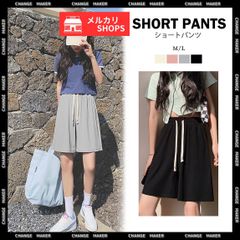 ショートパンツ ハーフパンツ レディース 全4色 夏 ハイウエスト パンツ ショート丈 ウエストゴム 着やせ 韓国風 リラックスタイム ランニング 運動 体型カバー スポーツパンツ ゆったり サイドポケット付き ストレスフリー 99WLFS-002