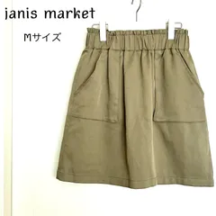 ジャニスマーケット　ミニスカート　カーキ　Mサイズ　美品のサムネイル