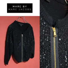 【モード】MARC BY MARC JACOBS 総柄スパンコール ニットJKTのサムネイル