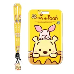 【人気商品】IDカードホルダー 社員証 パスケース キャラクター 名札ケース ディズニー ICカードケース くまのプーさん