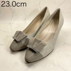 【新品 訳あり】リズラフィーネ　2WAYデザインパンプス　23.0ｃｍ　ベージュ