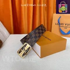 【今日特価】LOUIS VUITTON 4.0cm クラシックプリント ベルト