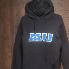 DELTA  FLEECE　ディズニー　ピクサー　モンスターズ・ユニバーシティ　プリントパーカー　サイズＳ