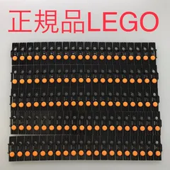 正規品 中古 LEGO レゴ   キャタピラ黒 オレンジ滑り止め付き 100個まとめ売り 予備パーツ付き HN-734 テクニック 361