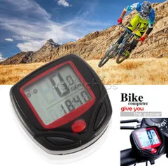 新品 自転車用 スピードメーター 速度測定 防水 トリップメーター