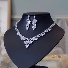 新品未使用 華やかブライダルアクセサリーセット 結婚式・ウェディング用ネックレス