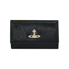 【新品】Vivienne Westwood ヴィヴィアンウエストウッド DIAMANTE 51020001-L0040 キーケース N401 BLACK/GOLD PLATING 送料無料 プレゼント ギフト 革小物 クリスマス バレンタイン ホワイトデー 誕