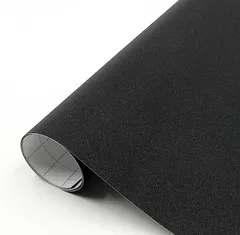 IlMondoMall マットブラック ラッピングシート 艶消し黒 152x300cm( ダイヤモンドブラック,  152x300cm)