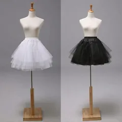 ドレス パニエ 大人 ロング  未使用 大きいサイズ 黒 白 aライン ミニ ペチコートロリータミニ 花嫁 ショート パーティー ウェディングドレス ハードチュール 結婚式 フリル 演奏会 バレエ コンサート スxzzhang511